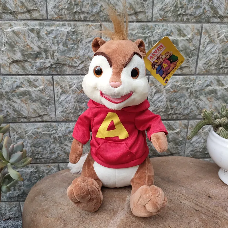 Chipmunks Plush Felpa Alvin And The Chipmunks Alvin Pupazzo