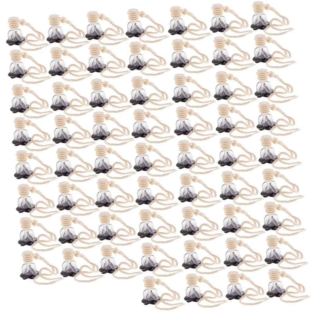 60pcs 10ml Perfume Bottle Pendant Car Hanging Pendant Home Decoration