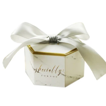 

Europe Marble Style Gift Box Baby Shower Birthday Party Candy Box Sweet Chocolate Boxes Wedding Favors Decoration Silver 50Pcs