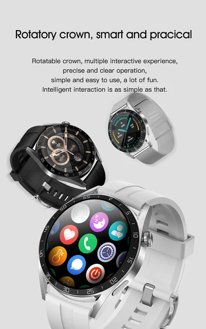 Huawei-Reloj Inteligente Xiaomi para Hombre y mujer, accesorio de pulsera  resistente al agua con Bluetooth, llamadas, GT3, 2022 - AliExpress