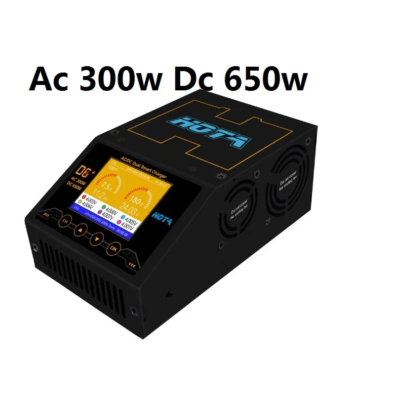  HOTA D6DC/AC Ac 300w Dc 2x325w 2x15a Dual Channel Smart Battery Charger Discharger Lipo Charger For - 4000201887255