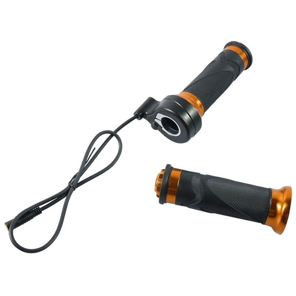 Orange Round Отличное качество изготовления BAFANG Mid Drive MTB велосипед правая рука дроссельная заслонка ручка контроль скорости эргономичный дизайн - Цвет: Orange Round