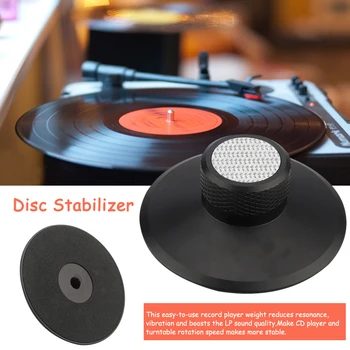 

Speakers Professional LP Vinyl Turntable Disc Stabilizer Chassis Aluminum Balanced Ergonomic Accessories Universal Clamp