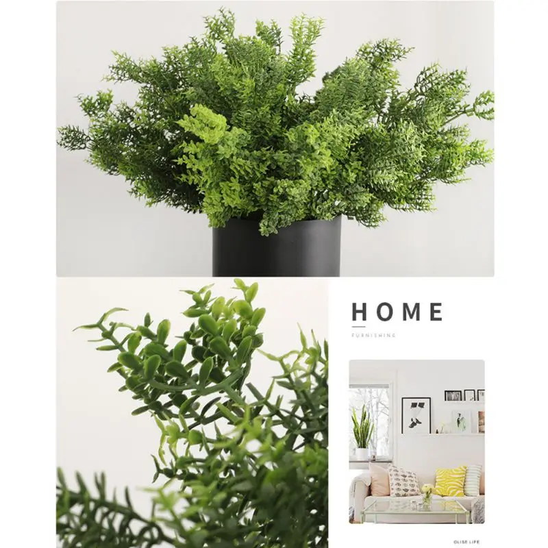 Искусственные листья Decore пластиковые растения лоза настенный сад гостиная клуб бар Украшенные имитация листьев зеленое растение