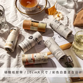 

10pcs/1lot Washi Masking Tapes litmus paper Writing style Decorative Adhesive Scrapbooking DIY Paper Japanese Stickers 3M