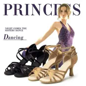 

2015 Fashion Hot Soft New Women's Latin Tango Dance Shoes heeled Salsa