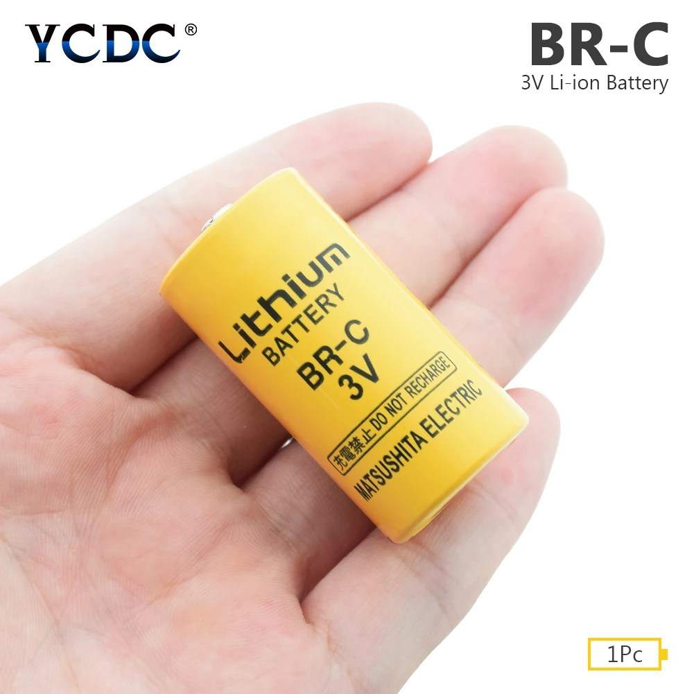 YCDC Advanced 2200 мАч 3 В литиевая батарея BR-C промышленная Замена батареи PLC литий-ионный аккумулятор FANUC CNC