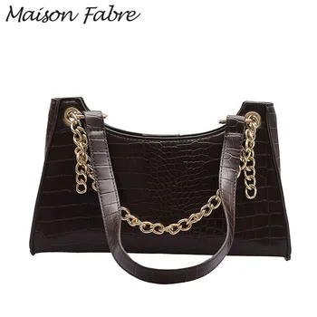 

Maison Fabre Bag women Leather Shoulder Bag Strap Handles Large Capacity Crossbody Bag Chain Designer Handbag High Quality