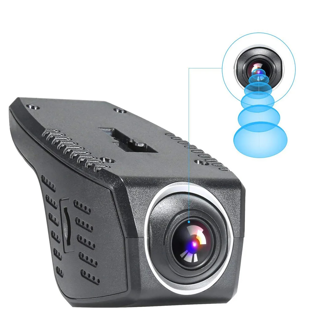 HD 1080P 170 ° wifi Автомобильный видеорегистратор Dash камера мини скрытый видеорегистратор# T2