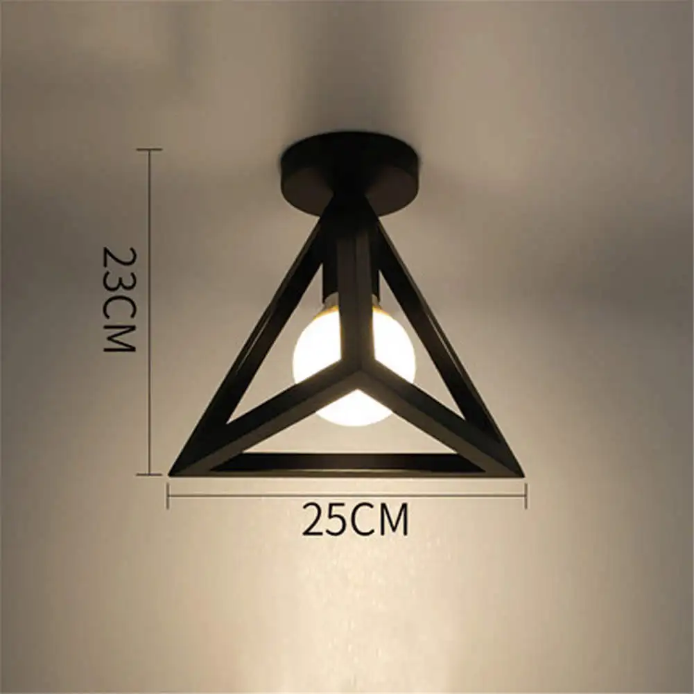 Новый 1 шт. геометрический светильник простой железный подвесной для спальни