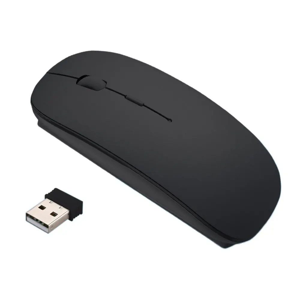 2.4GHz Computer Mouse Rechargeable Wireless Mouse Silent Mute Ultra Thin USB Optical Mice For PC Laptop