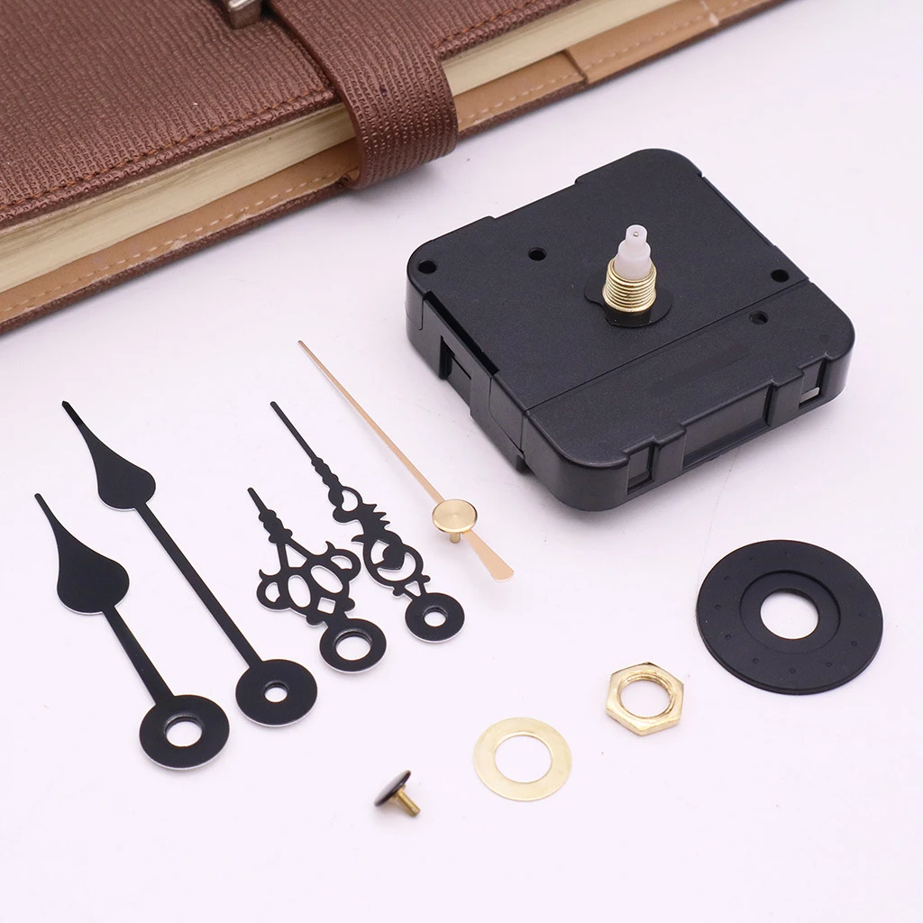 1 Set DIY Small Wall Clock Movement Mechanisms Battery Powered DIY Repair Tool 15Inch Total Shaft Length