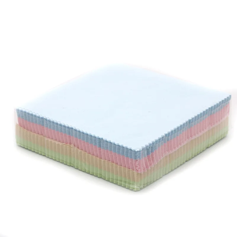 

10pcs/lot 13*13 Microfiber Cotton Eye Cloth Printing Wipe Cloth Mirror Cloth Glasses Cloth Cleaner Clean Glasses Lens