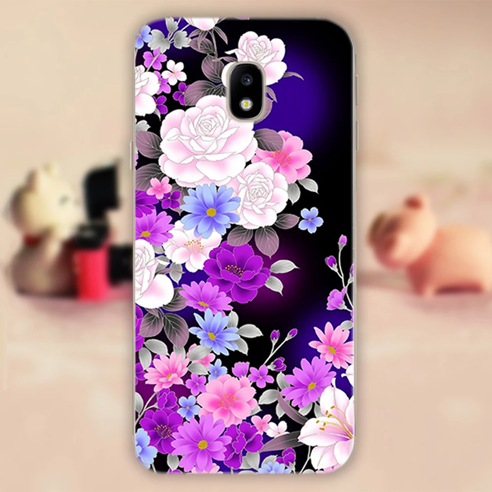 Чехол для samsung J3 J330 J330F 5," бампер TPU чехол силиконовый мягкий чехол для samsung Galaxy J 3 задний Чехол бант - Цвет: 8