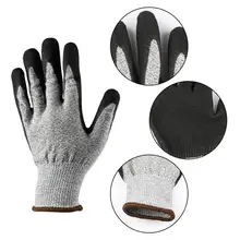 Защитный 3D комфорт стрейч уровень 5 перчатки устойчевые срезу прилегающий прочный Мощность сцепление вспененный нитрил пройти Управление по санитарному надзору за качеством пищевых продуктов и медикаментов моющиеся защитные перчатки