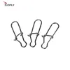 50pcs/bag Stainless Steel Hook Fast Clip Lock Snap Swivel Solid Rings Safety Snaps Fishing Hook Connector ► Photo 3/6