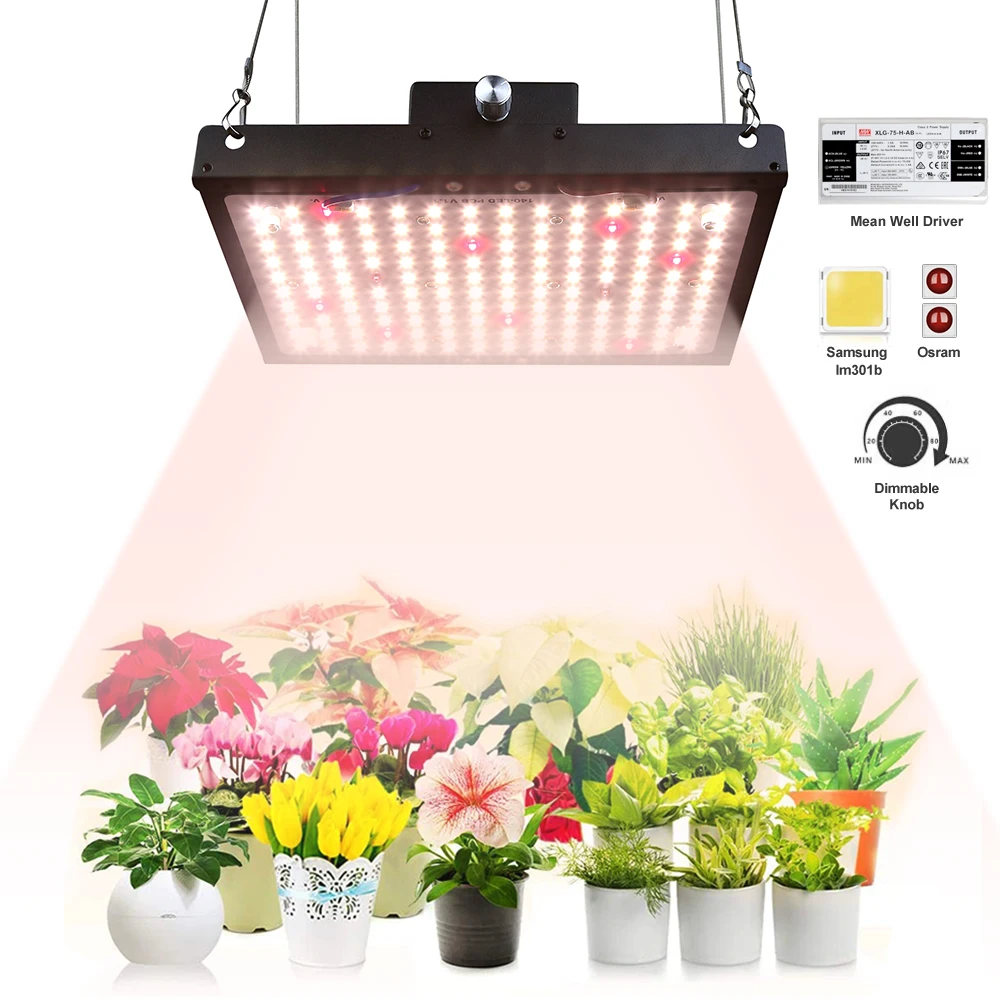 

Dimmable Quantum LED Grow Light Board Full Spectrum SAMSUNG LM301B 140W Plant Growing Lamp For Indoor Greenhouse Plants Growth