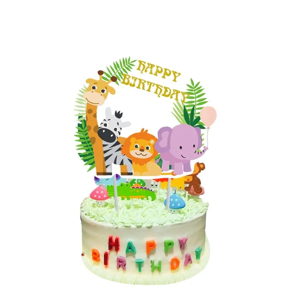 Украшение для торта в стиле сафари | Дом и сад