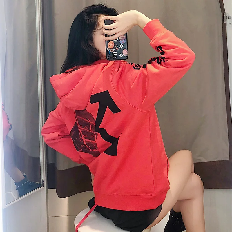 

Separation Arrow of Fall Guard Clothes In 2019 Limited Cap Guard Letter Fashion Sweatshirt Women Hooded Sweatshirt