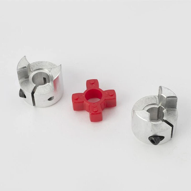 D35L50 Coupler Three Jaw Aluminium Plum Flexible Shaft Coupling Motor Connector Flexible Coupler5/6/6.35/8/10/12/14/16/19mm shaft coupler flexible coupling shaft connector