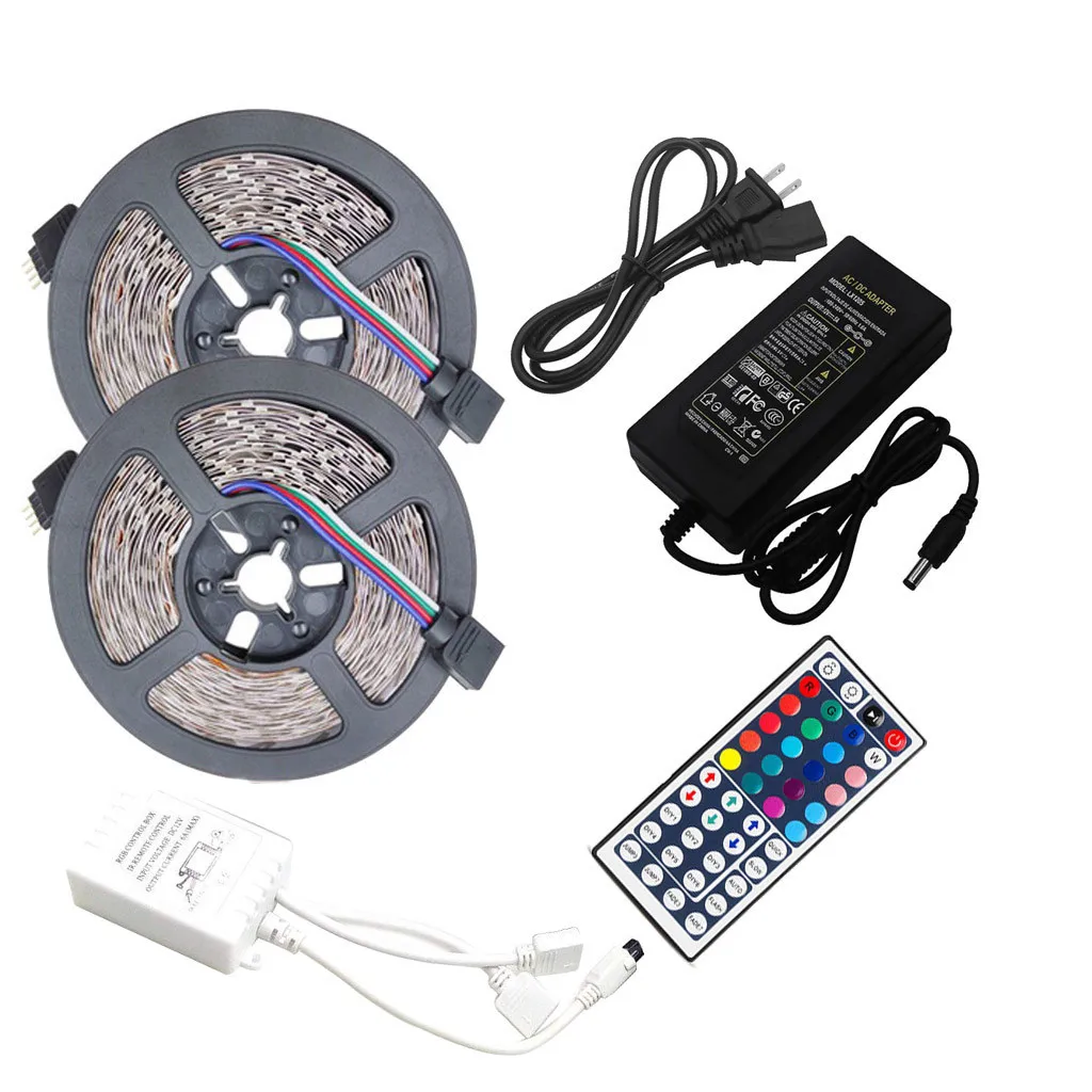 10-метровый Водонепроницаемый гибкий Цвет RGB SMD3528 600 светодиоды гирлянда+ Ne