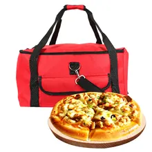 16 дюймов изолированная сумка для пиццы, переносная сумка-холодильник, Термосумка для ланча и пикника, контейнер для доставки свежей еды, водонепроницаемая изолированная сумка