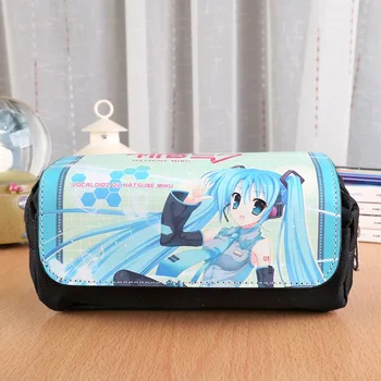 

Cosmetic Cases of Anime Hatsune Miku Colorful Make-up Bag Student Multifunction Pencil Case