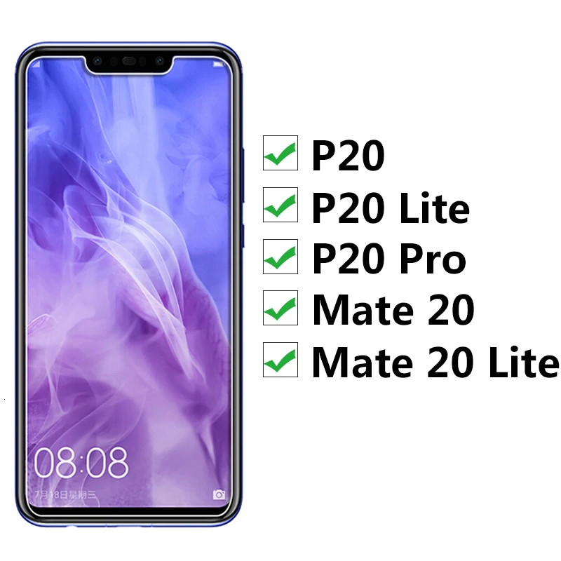 2Pcs Tempered Glass For Huawei Mate 20 Lite P20 Pro Protective Glas Screen Protector On Mate20 20lite P 20 P20lite P20pro 20pro best screen guard for mobile