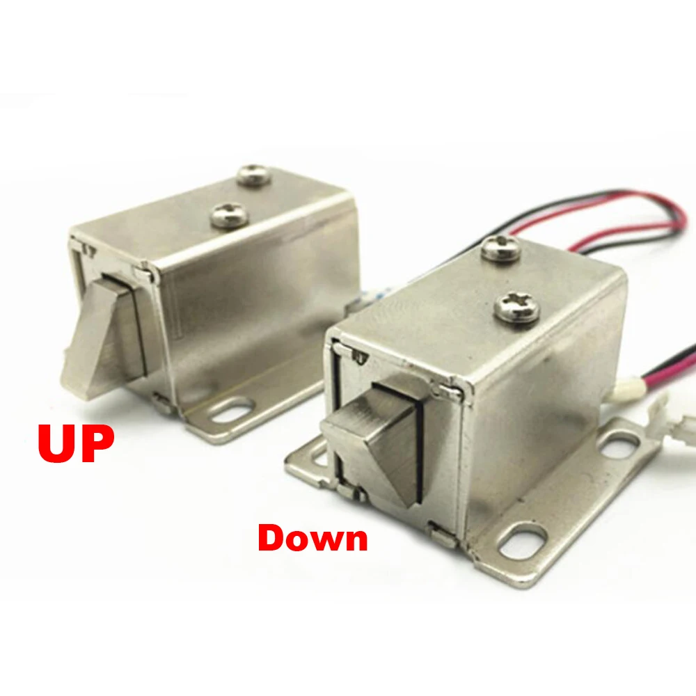 Electronic Door Lock Catch Door Gate 12V 0.4A Release Assembly Solenoid Access Control