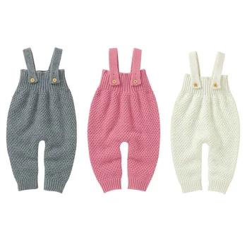 

Baby Rompers Sleeveless Newborn Infant Kids Unisex Sweaters Jumpsuits Outfits Autumn Winter Warm Knitted Children's Clothes01