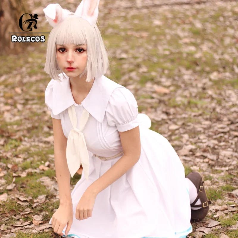ROLECOS аниме BEASTARS Косплей костюмы Haru костюм женский для косплея Белый Топ юбка на