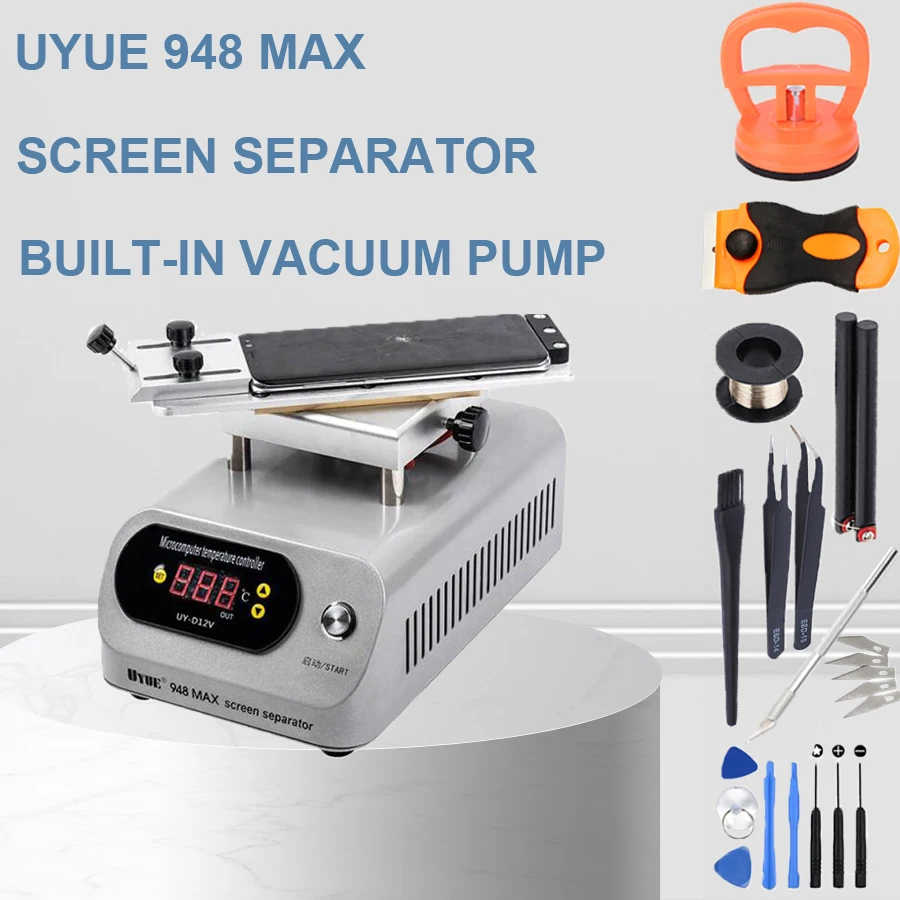 package B UYUE 948 MAX ЖК-дисплей Стекло Разделитель сенсорного экрана машина телефон экран быстрое разделение демонтировать Инструменты для ремонта iPhone samsung - Цвет: package B