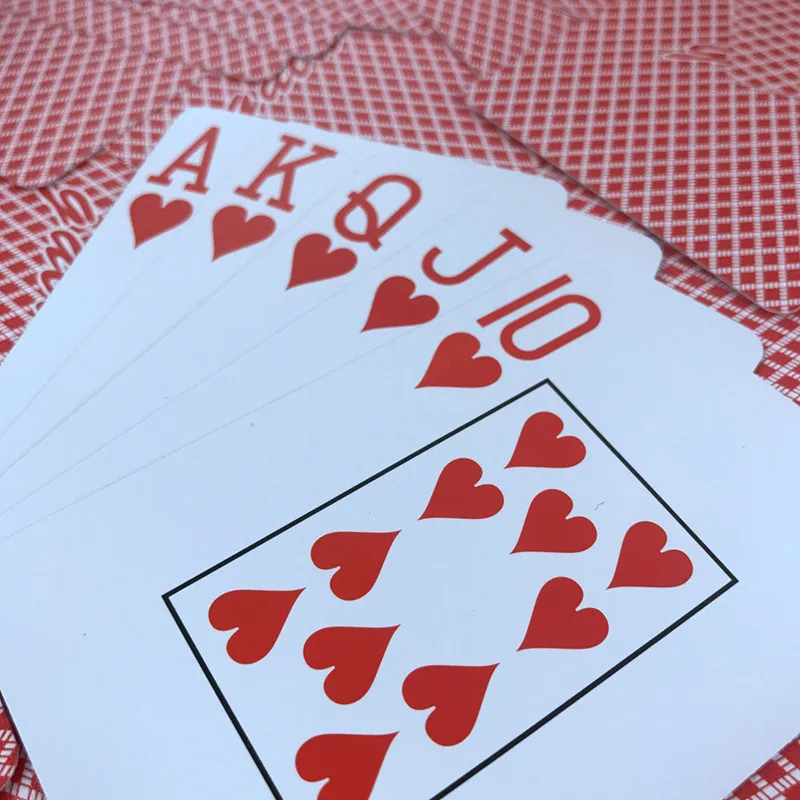 K8356 10 компл./лот GALA Baccarat пластиковые водонепроницаемые глазурные карточные игры Texas Hold'em Покер Карточная игра 2,48*3,46 дюймов