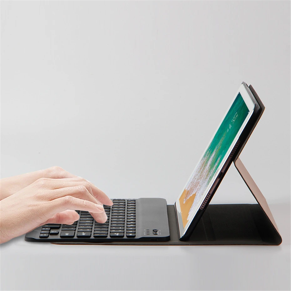Bluetooth клавиатура кожаный чехол для iPad Pro 10,5 чехол для планшета для iPad Pro 10,5 дюймов A1701 A1709 Чехлы для клавиатуры