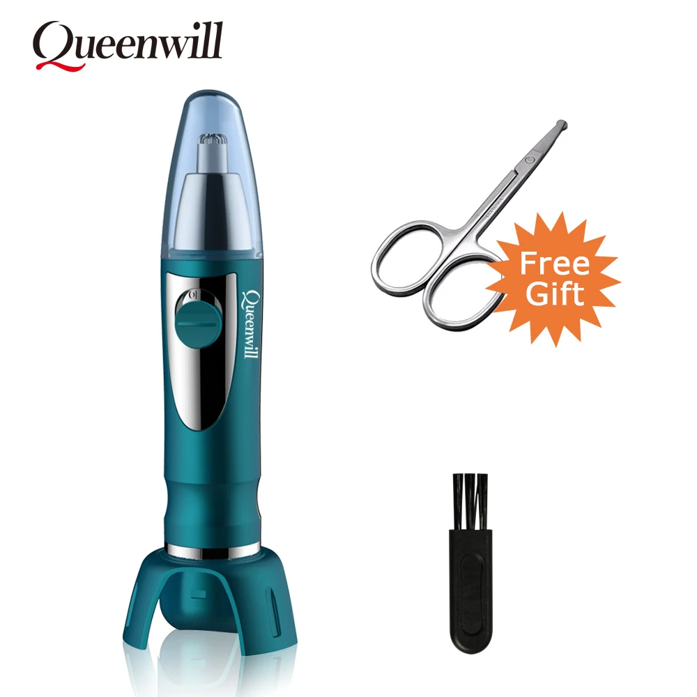 Электрический триммер для волос в носу портативная машинка стрижки