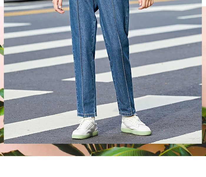 SEMIR джинсовая куртка Женская Осенняя мода с отворотом свободная негабаритная трендовая куртка Гонконг шикарная хлопковая
