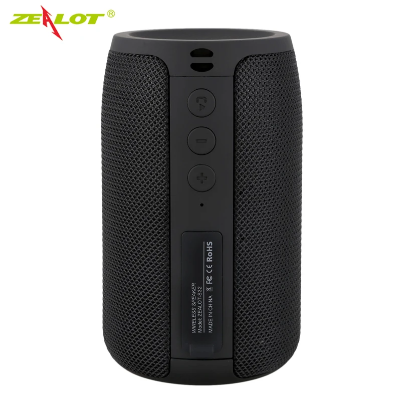 ZEALOT S32 портативная bluetooth колонка с тяжелыми басами уличная Беспроводная мини