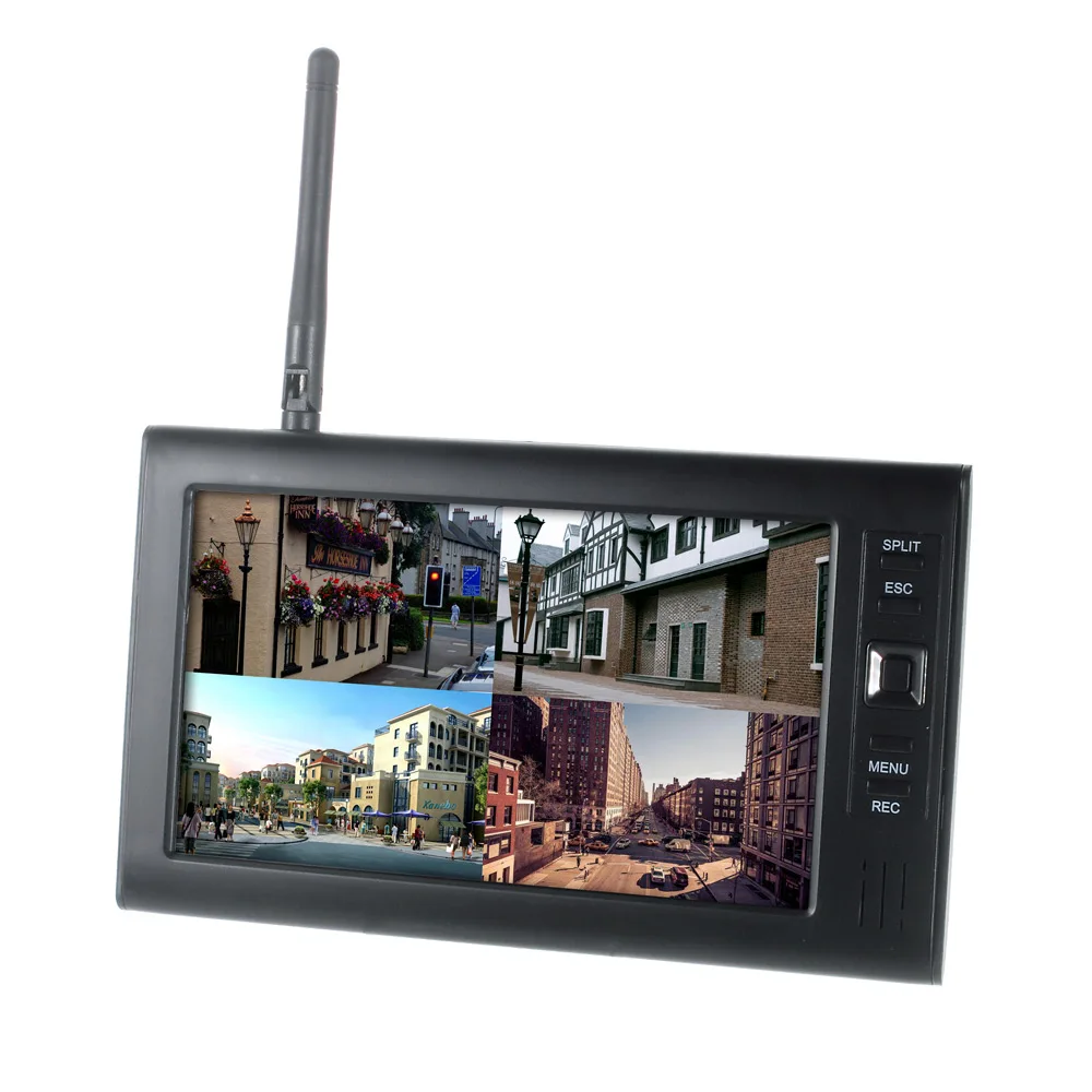 SmartYIBA DVR NVR наборы 7 дюймов TFT цифровая 2 4G Беспроводная камера система наблюдения