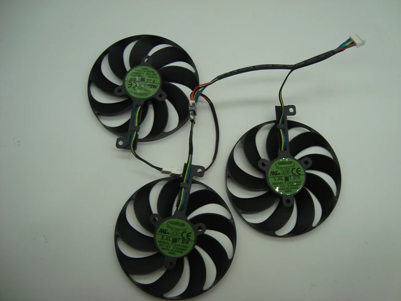 Ventola Per Asus Rtx2080 Rtx2080Ti T129215Su 12V 0.5A Rog Strix Rx 5600 Xt Rx 5700 Rx 5700 Xt Gpu-Card Cooler-Fan
