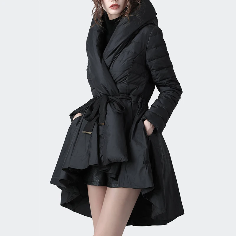 

2019 Winter New Warm Parkas Coat Women Pluz Size Korean Style Cotton Parkas Coat Female Fashion Thick Women Clothes