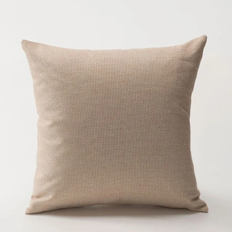 Modern Light Luxury Cushion Cover 50x50cm Solid Color Linen Throw Pillow Car Home Sofa Decoration Cushions Decorative Pillows