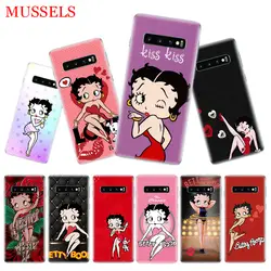 Betty boop Винтажный чехол для телефона для samsung Galaxy S9 S8 A6 A8 A7 A9 J4 J6 Plus + J5 J8 2018 Note 9 8 S7 S6 край Coque