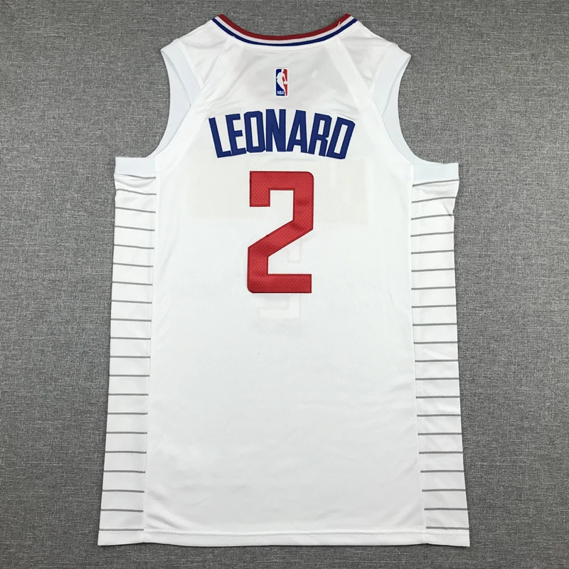 Мужские баскетбольные майки NBA из Лос-Анджелеса #2 Leonard | Спорт и развлечения