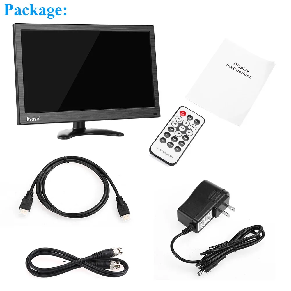 Eyoyo EM13Y 13 3 &quotlcd CC tv монитор AV VGA BNC USB HDMI вход дисплей экран безопасности наблюдения