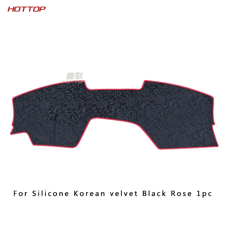 Front Black Rose 1pc Коврик для приборной панели автомобиля, накладка, коврики, тент, подушка для Mazda 3 axela - Название цвета: Front Black Rose 1pc