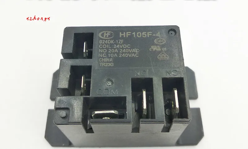 Hf105f-4-024dk-1zf 24VDC одну группу преобразования 5-контактный 10a240vac реле Hongfa