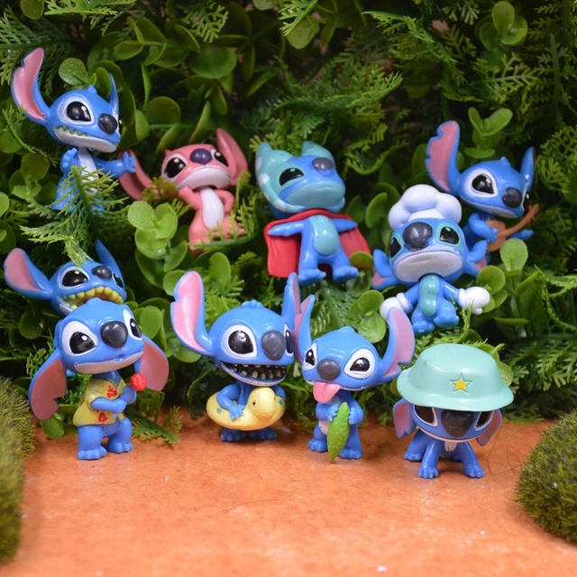 Disney Lilo & Stitch 5cm 10pcs/set Action Figure Posture Anime Decoration  Collection Figurine Toy Model For Children Gift - Action Figures -  AliExpress