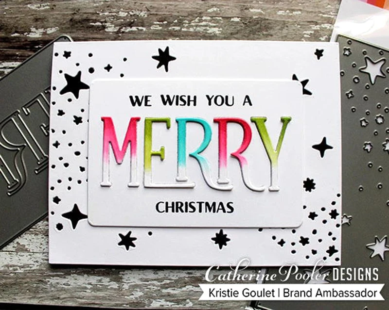 MERRY type рамка для резки металла для DIY скрапбукинга фотоальбом декоративное тиснение бумажные карты ремесла высечки