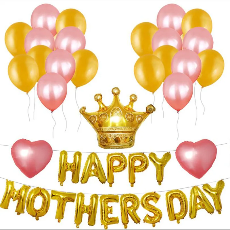 Воздушные шары из розового золота 1 комплект|Воздушные и аксессуары| |