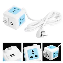 Multiprise 250V, 4 sorties, double USB, Prise Murale ue, pour maison, hôtel, amélioration de l'habitat